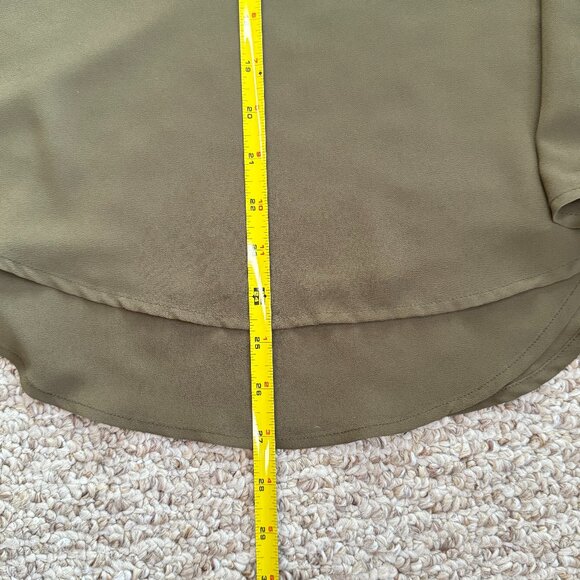 Naked Zebra‎ zippered sides tank double layers zipper pocket Olive Green S - Picture 6 of 10